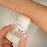 Casmara Invisible Defense Stick SPF 50+ applied to skin