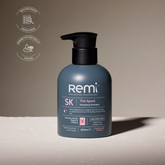 The Spark energising shampoo bottle